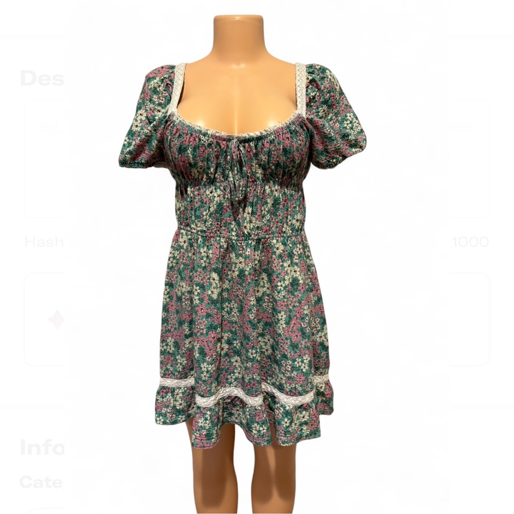 Urban Outfitters Floral Print Mini Dress
